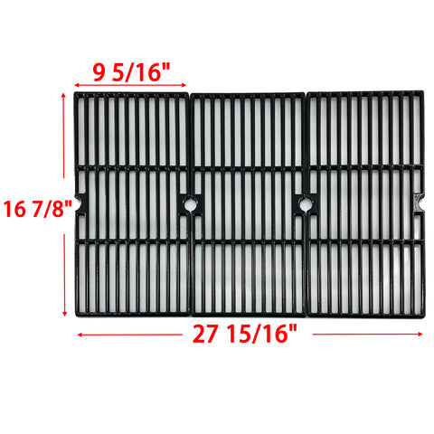Direct Store porcelain-coated cast iron grates offer durability and easy cleaning.