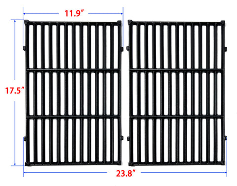 Direct Store DC130 cast iron grates replacement for Weber Spirit and Genesis models during grilling.