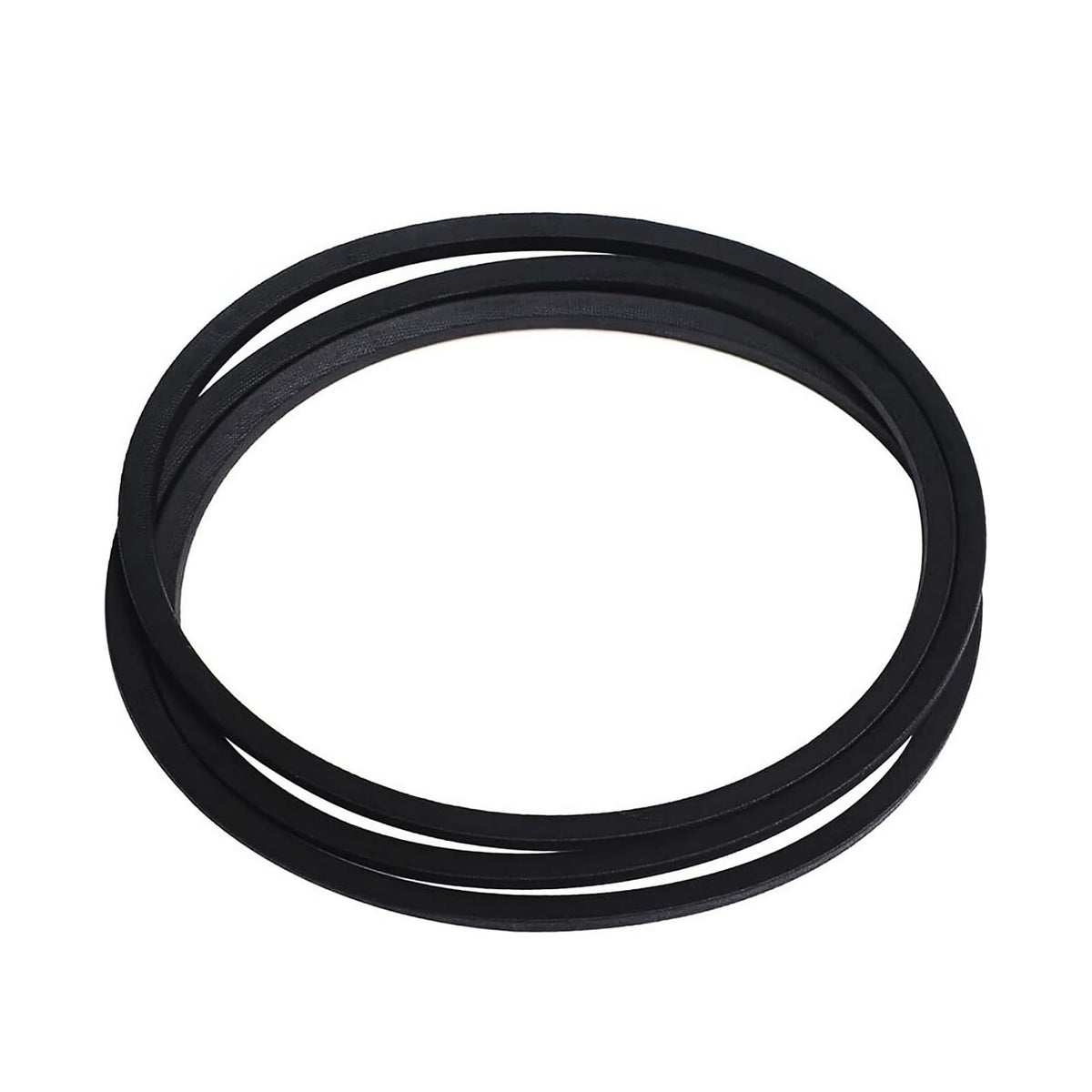 Direvcdro 144200 belt front view showing rugged construction for durable mower deck operation.