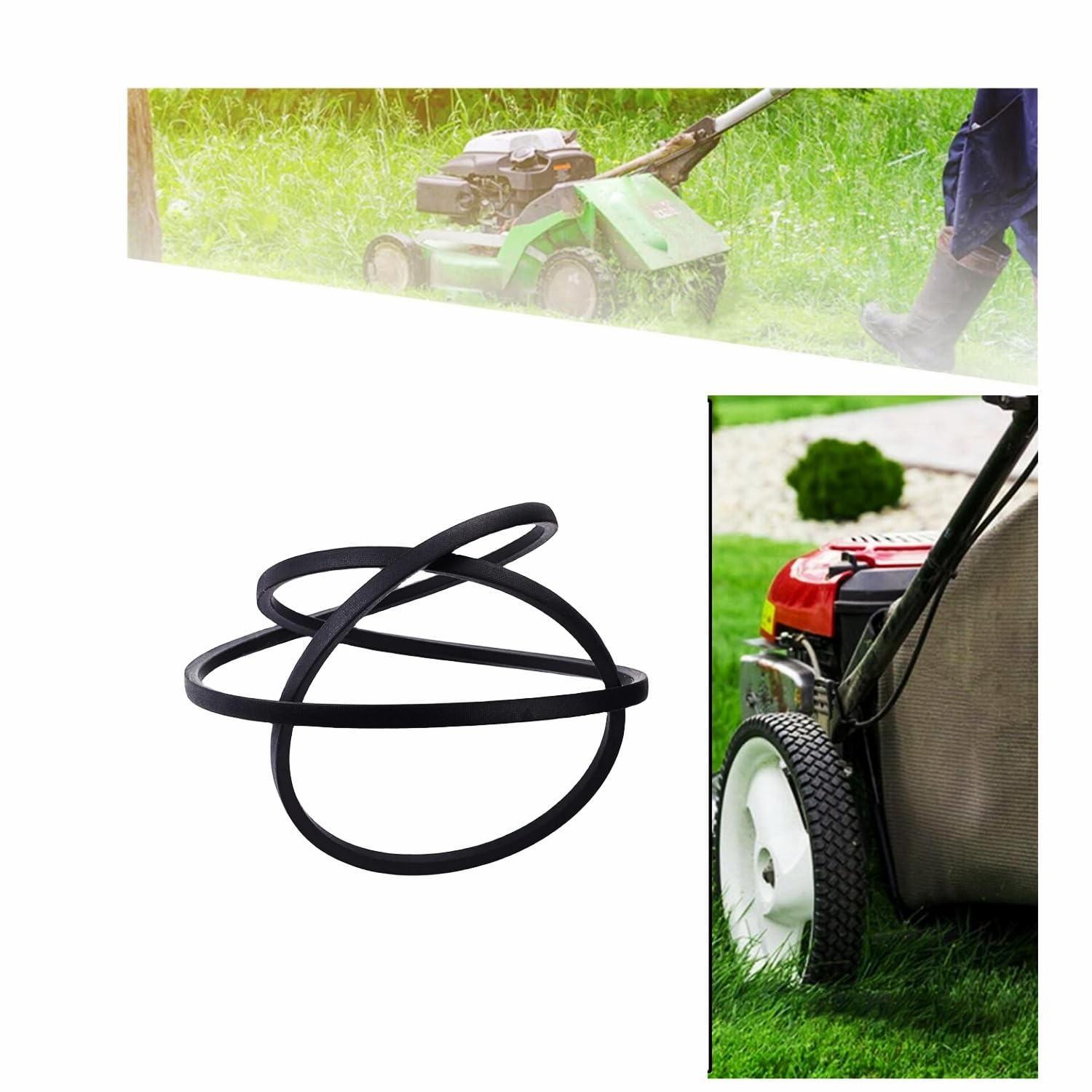 Direvcdro 144200 belt side view designed for reliable tension and long deck life.