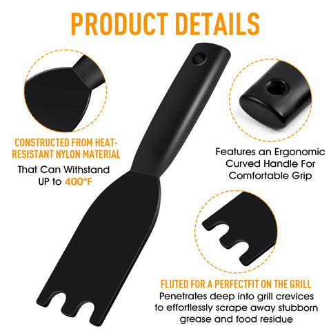 Dirvcp 2-pack grill scrapers laid out for convenience