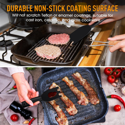Dirvcp dishwasher-safe nylon grill cleaner for easy maintenance