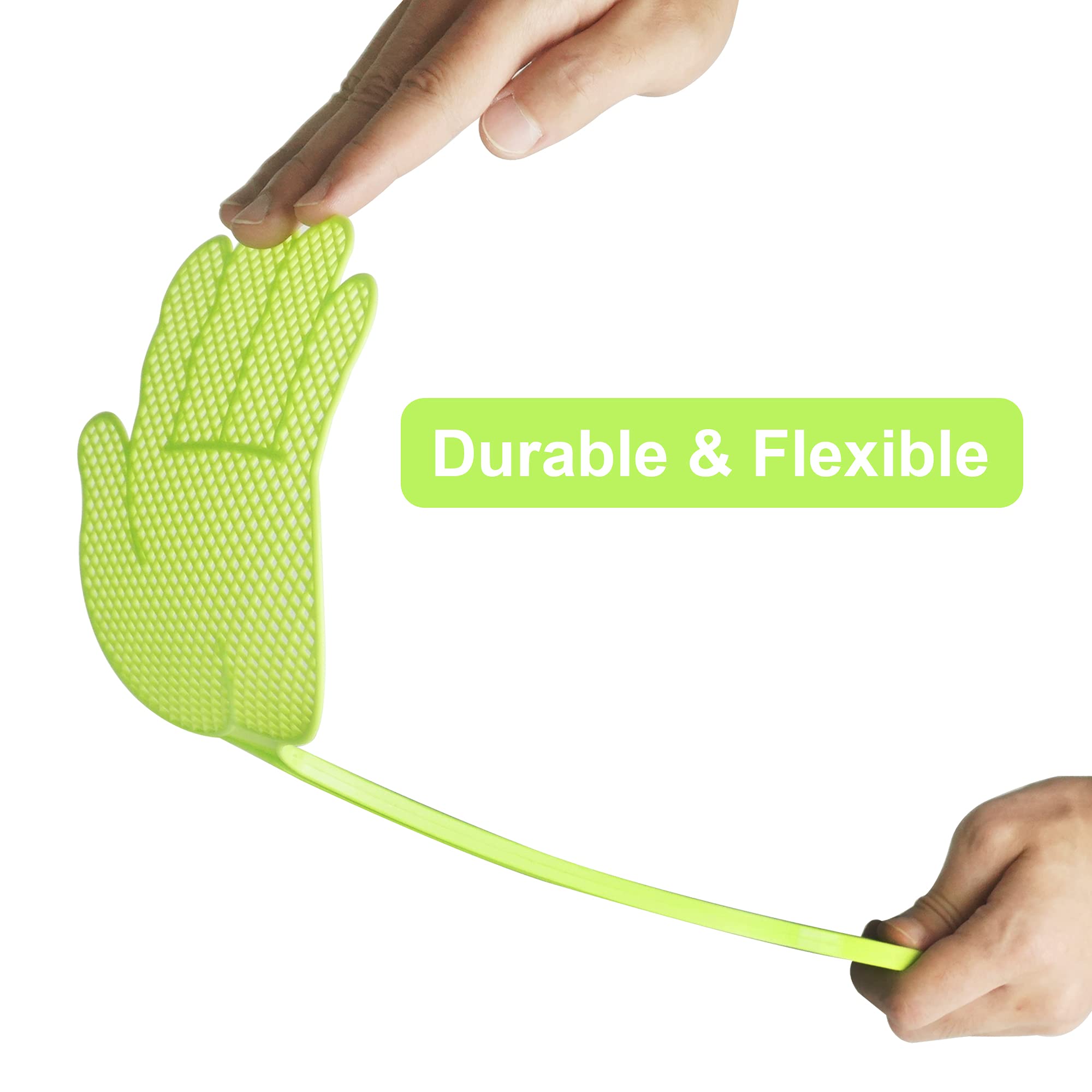 Dirza Fly Swatter features a 17.5-inch long handle for reach.