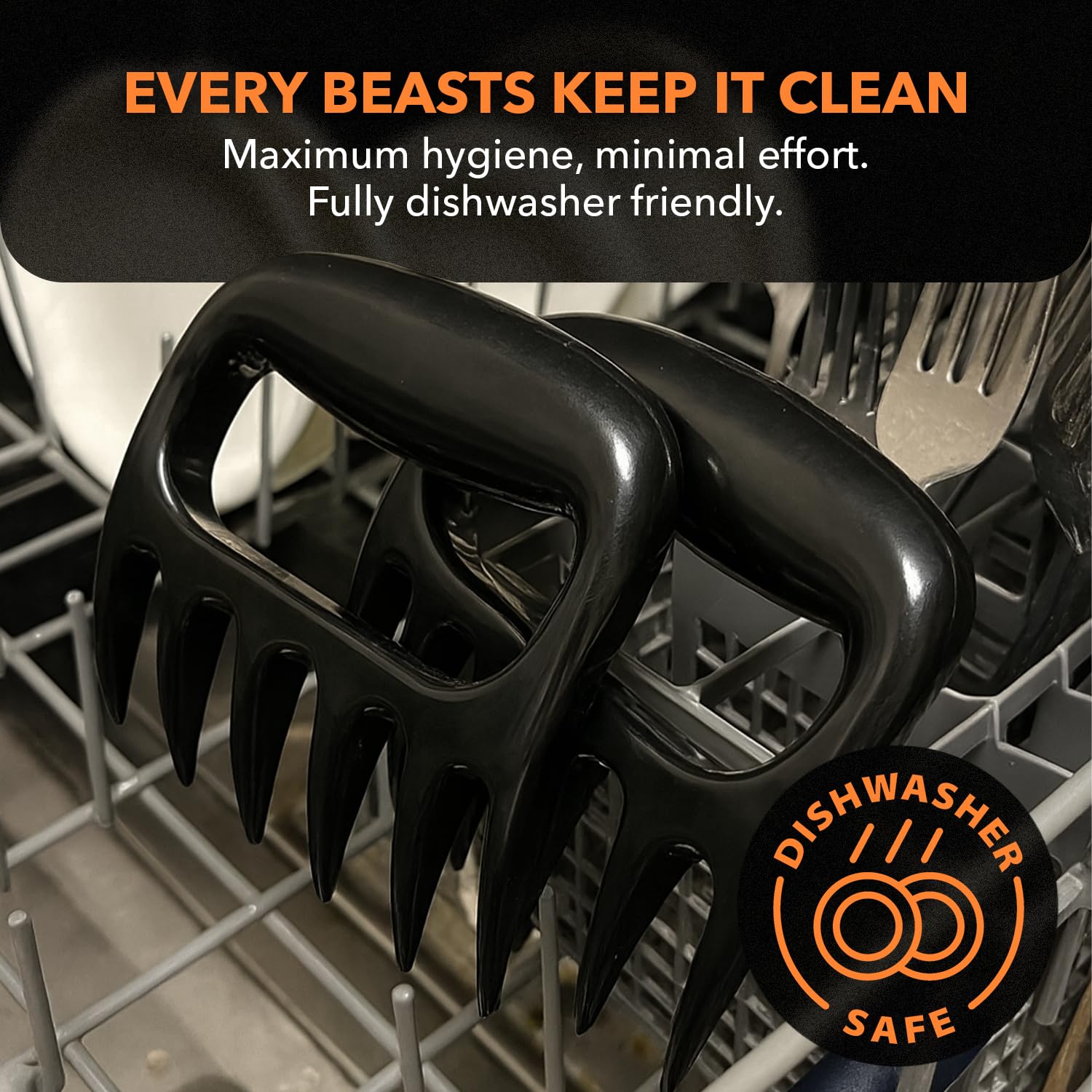 Disc Living Beast Claws lift and shred large roasts confidently