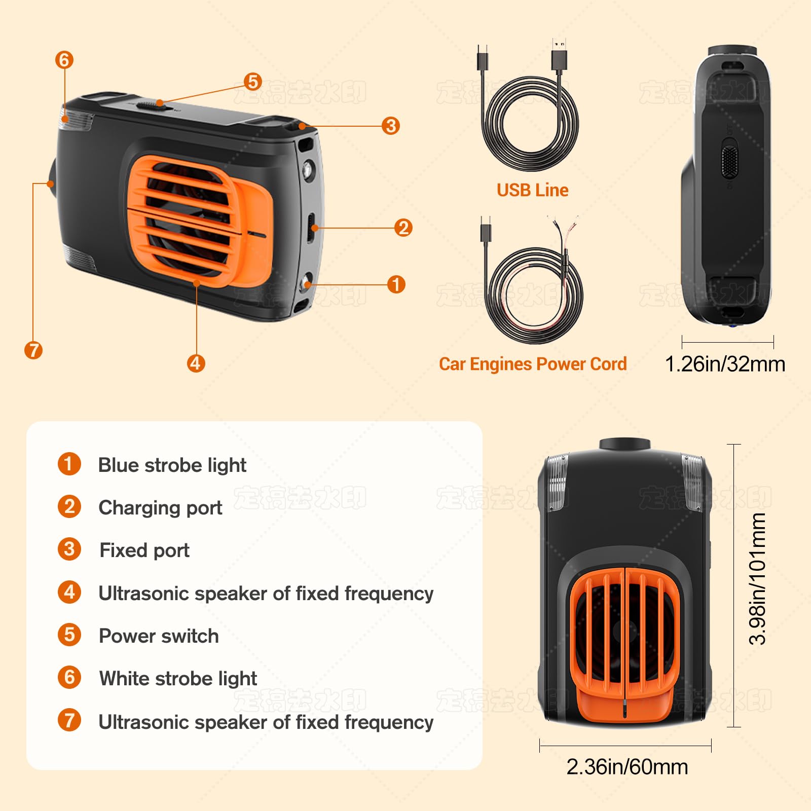 Dispest ultrasonic pest control interior shown for home use.