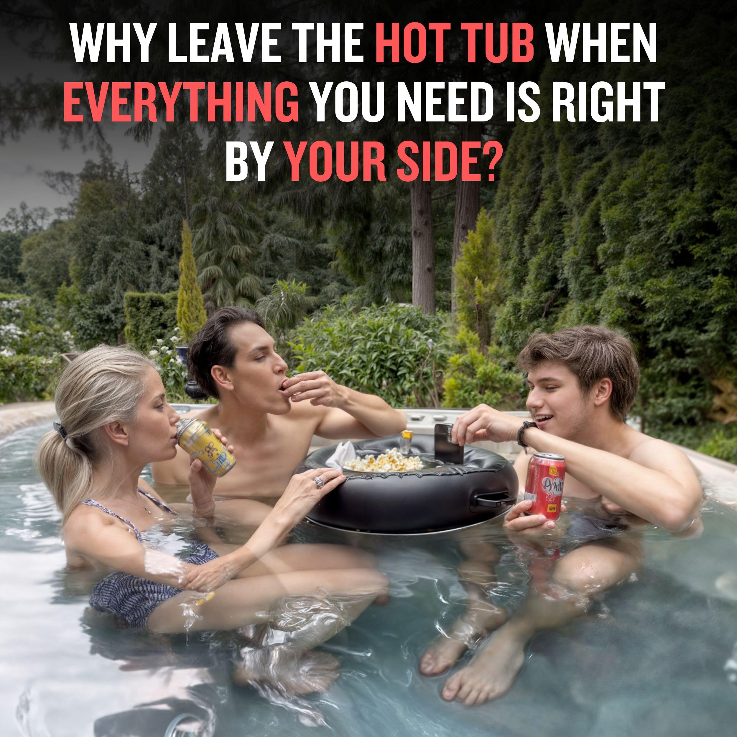 DIVEBLAST floats easily in pools or hot tubs for convenience