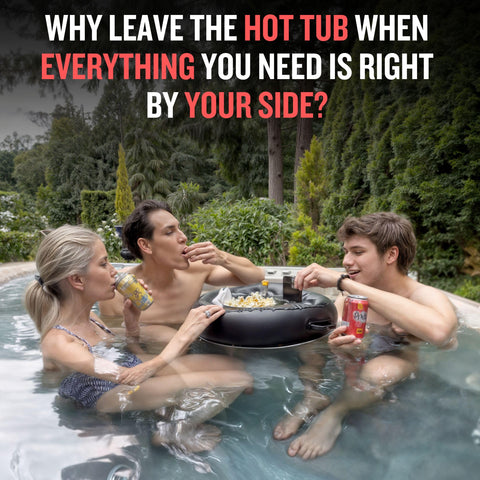 DIVEBLAST floats easily in pools or hot tubs for convenience