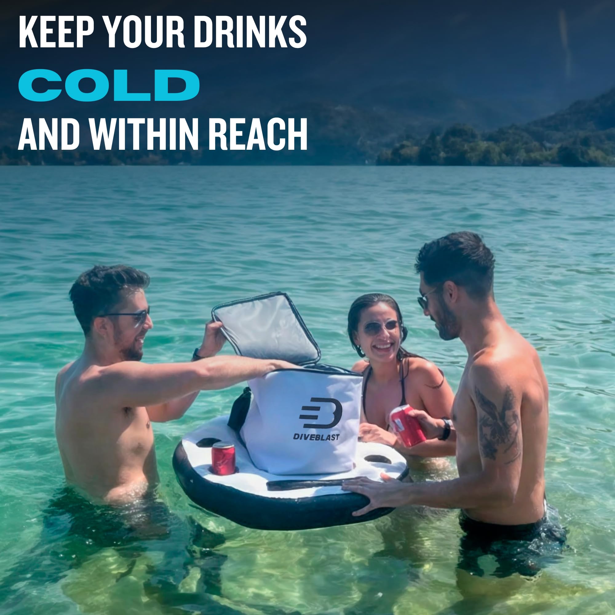 DIVEBLAST gift-ready cooler for summer gatherings.