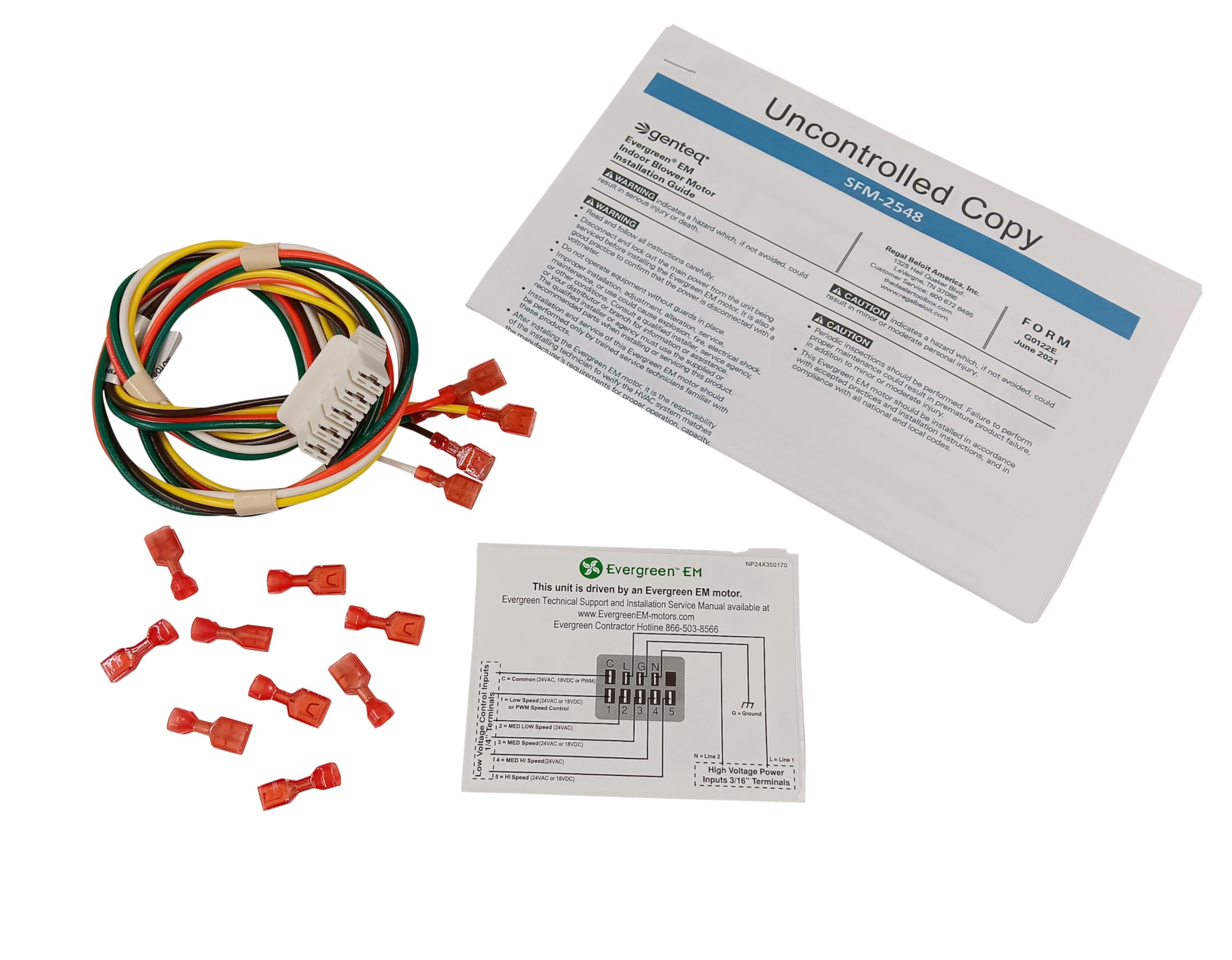 Diversitech 6207E Evergreen EM ECM installation-ready wiring, simplifying field setup and service.