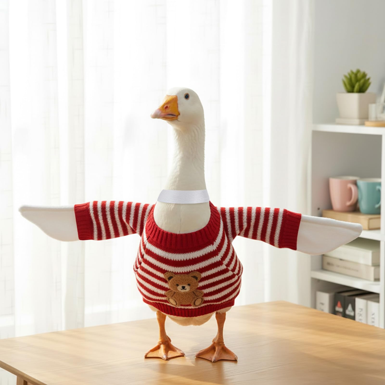 DIVINA VITAE flat-edge wings pair easily with other costumes for versatile porch styling.