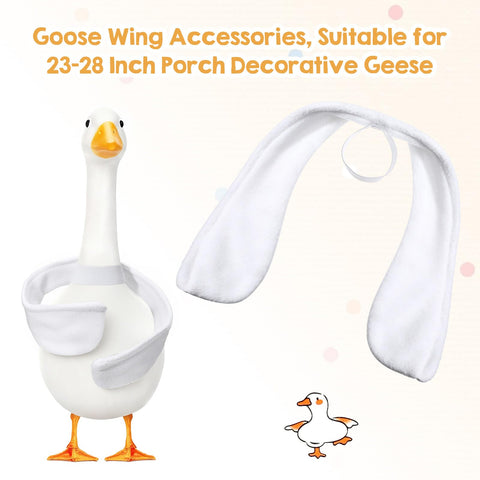 DIVINA VITAE white goose wings with fluffy texture and wire frame for durable outdoor use.