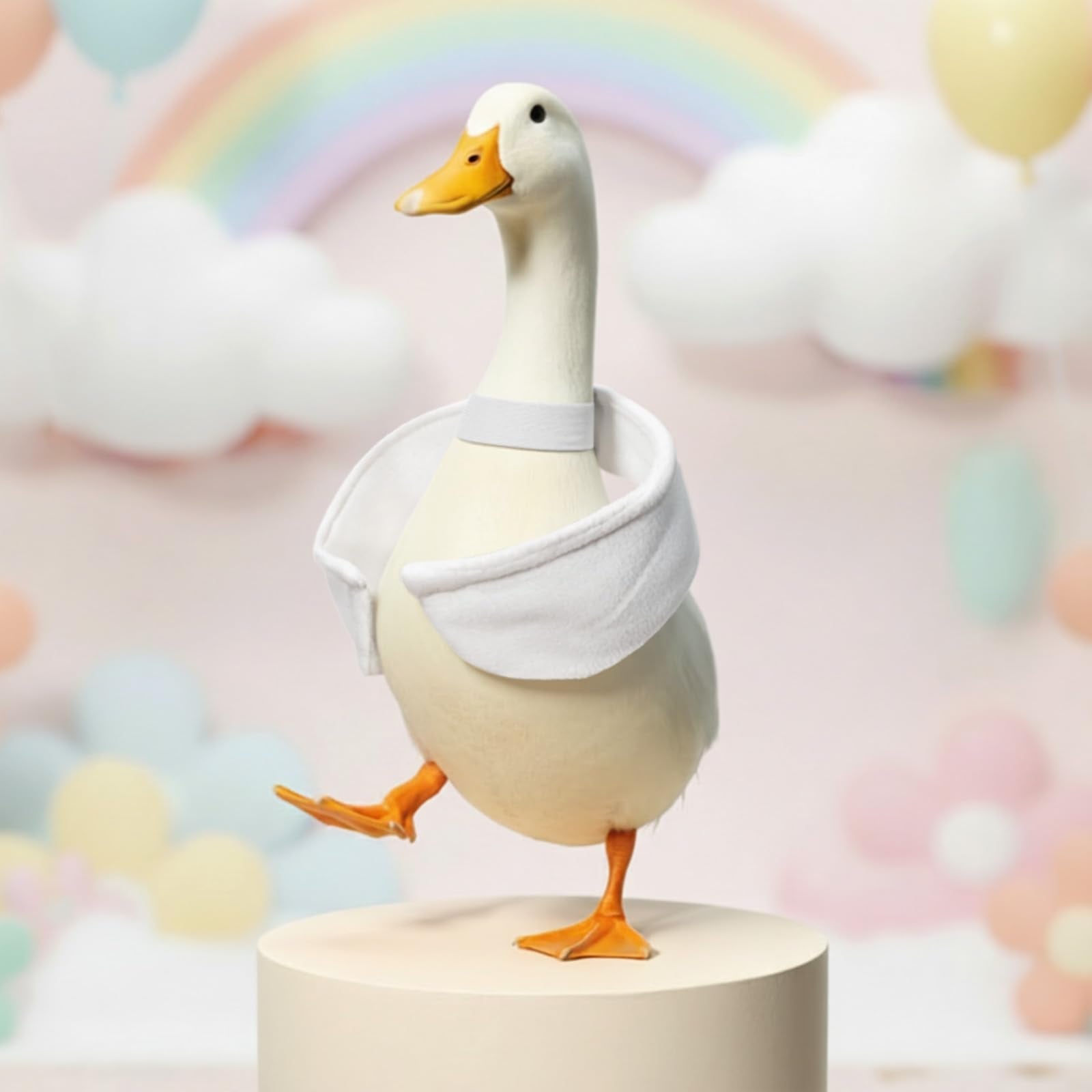 DIVINA VITAE white wings provide a neutral base for layering with garden decor.