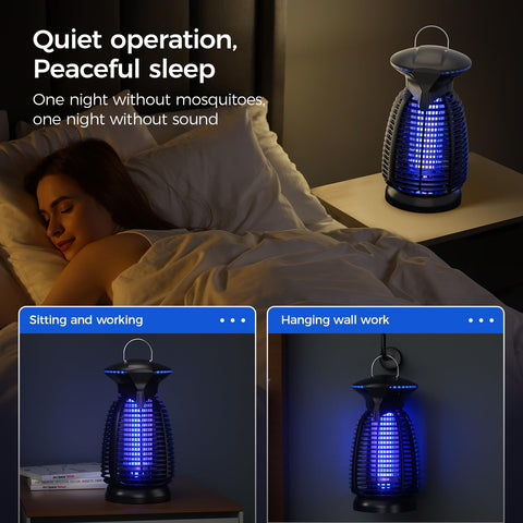 Dovima bug zapper detachable base for easy cleaning after use
