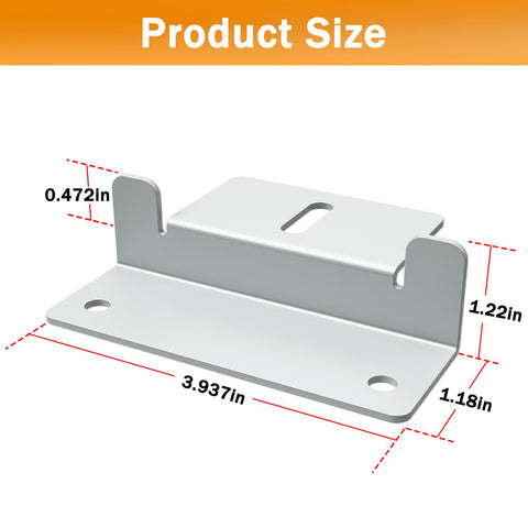 DIYIIRON lightweight aluminum Z bracket supports panels with minimal roof load