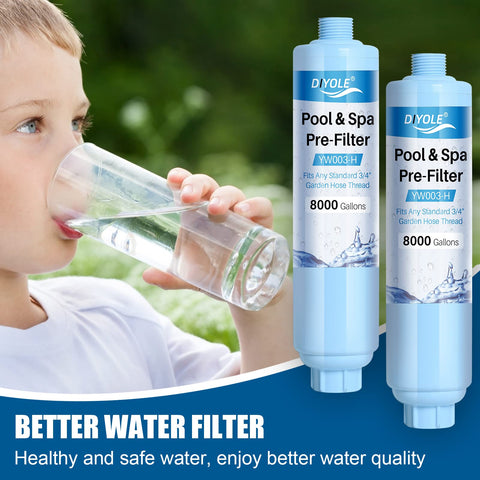 DIYOLE flow test image illustrating a quick rinse before use