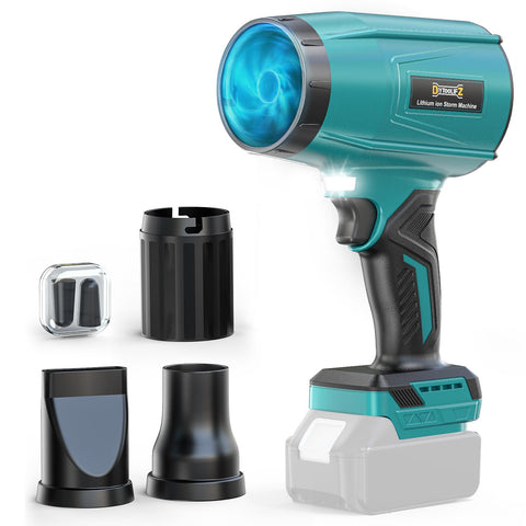 DIYtoolifz 800000rpm cordless blower clears leaves quickly and easily