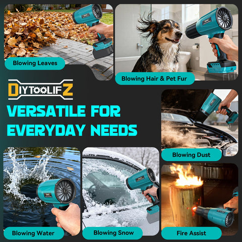 DIYtoolifz versatile cleaning uses for dust, pet hair, snow, and more