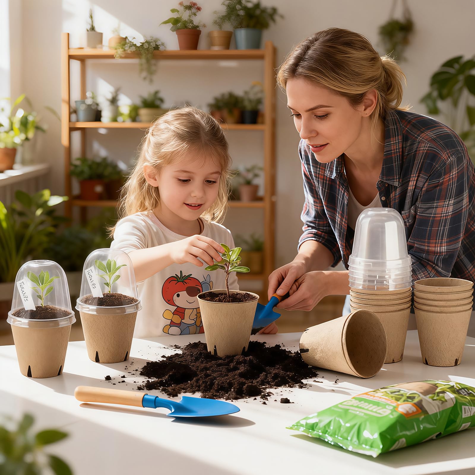 DJGINRO transplant tools simplify pot to soil transfers.