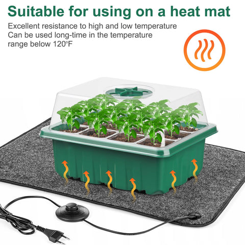 DJGINRO seed starter kit supports organized seed starting and efficient watering