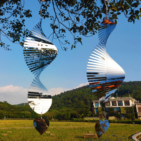 DJUAN Bird Deterren backyard art decor with practical bird deterrence.