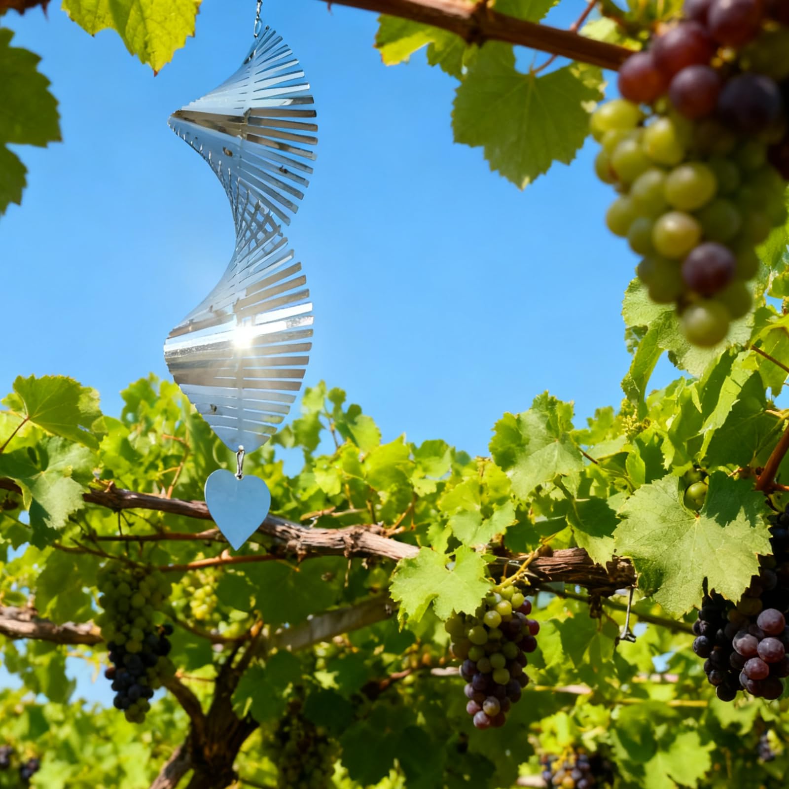 DJUAN Bird Deterren yard art decor enhances garden style while protecting space