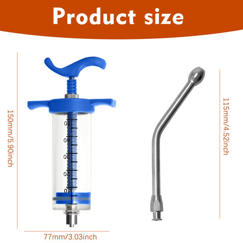 Dkaikai syringe shows clear measurement scale for precise dosing