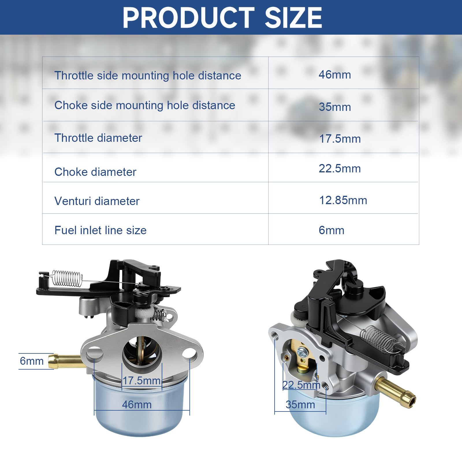 DKIIGAME carburetor kit gasket set, precise seals for durable performance.