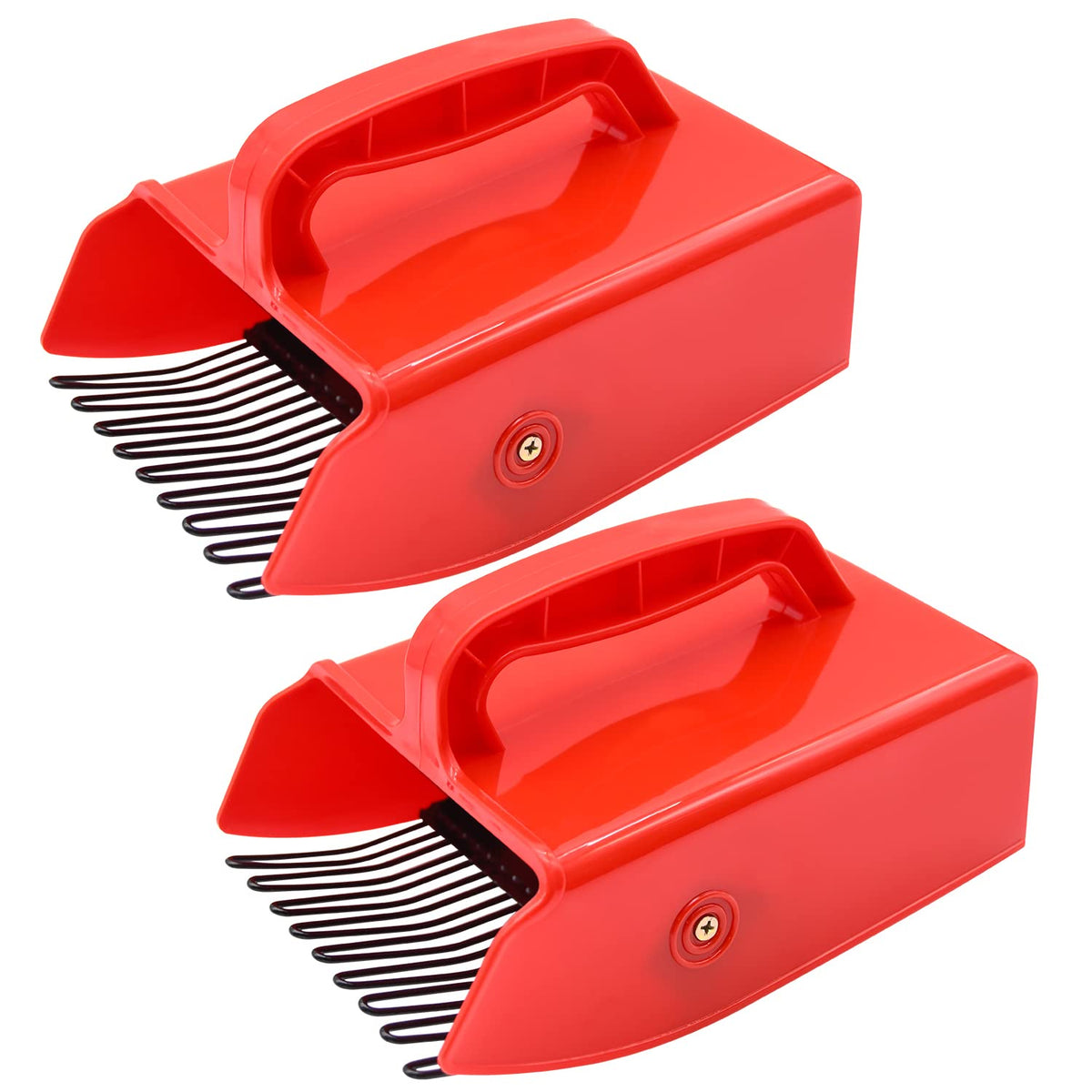 DkOvn berry picker with metallic comb gathers berries gently without bruising