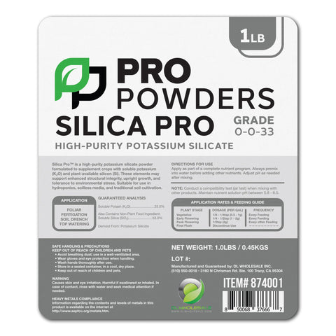 DL Wholesale Pro Powders Silica Potassium Silicate helps achieve more uniform fruit