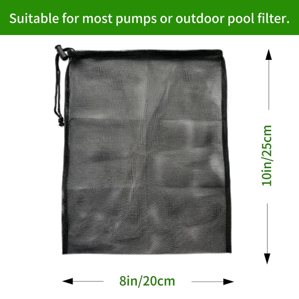 DLGQJD pond pump filter bag mesh close-up shows durable weave for high flow