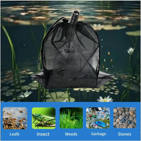 DLGQJD 8x10 size filter bag compatible with common pond pumps