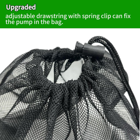 DLGQJD pond filter bag installed on pond edge serving as debris barrier