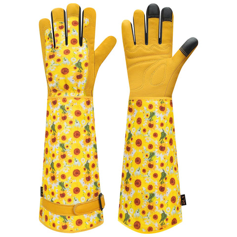 DLY Rose-thorn-proof gloves for women protect hands in thorny tasks.
