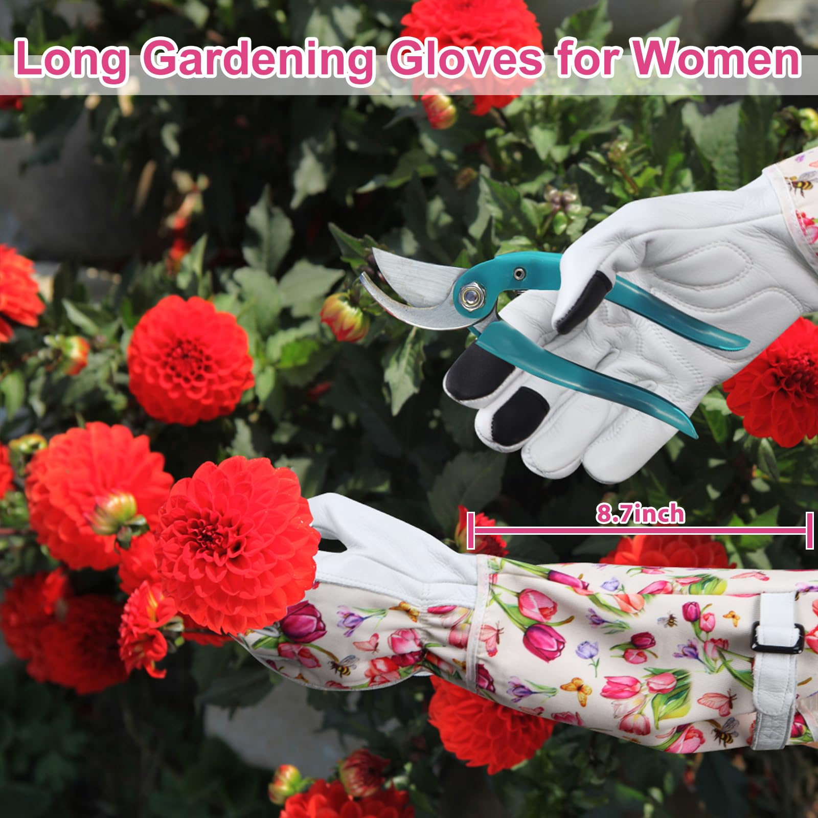 Elastic wrist fix ensures a secure, slip-free fit.