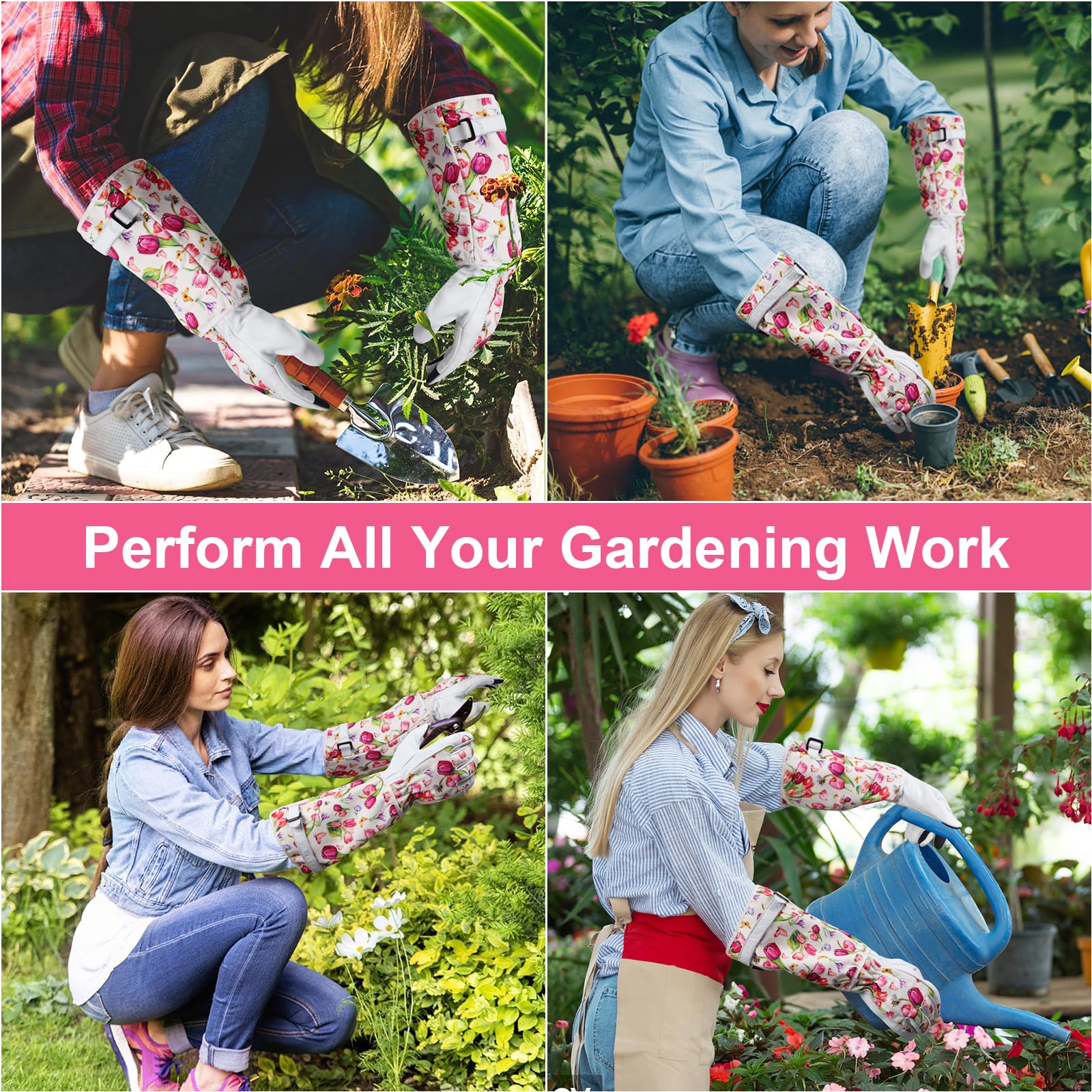 Machine washable care keeps gloves clean after outdoor work.