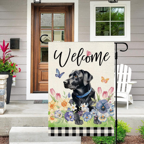 Dlzdn double-sided flag showing vibrant colors on both sides for yard display.