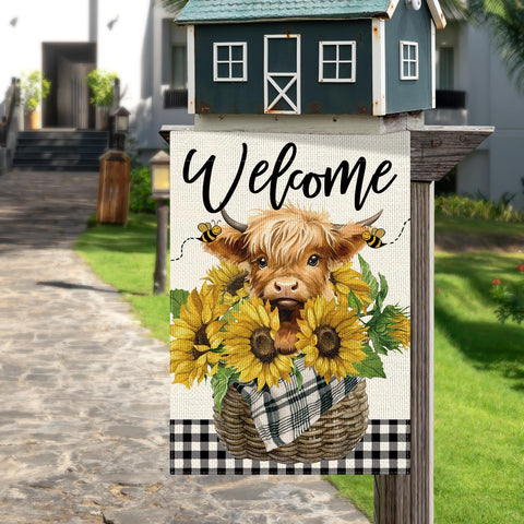 Dlzdn front porch flag for summer decor and welcoming entry