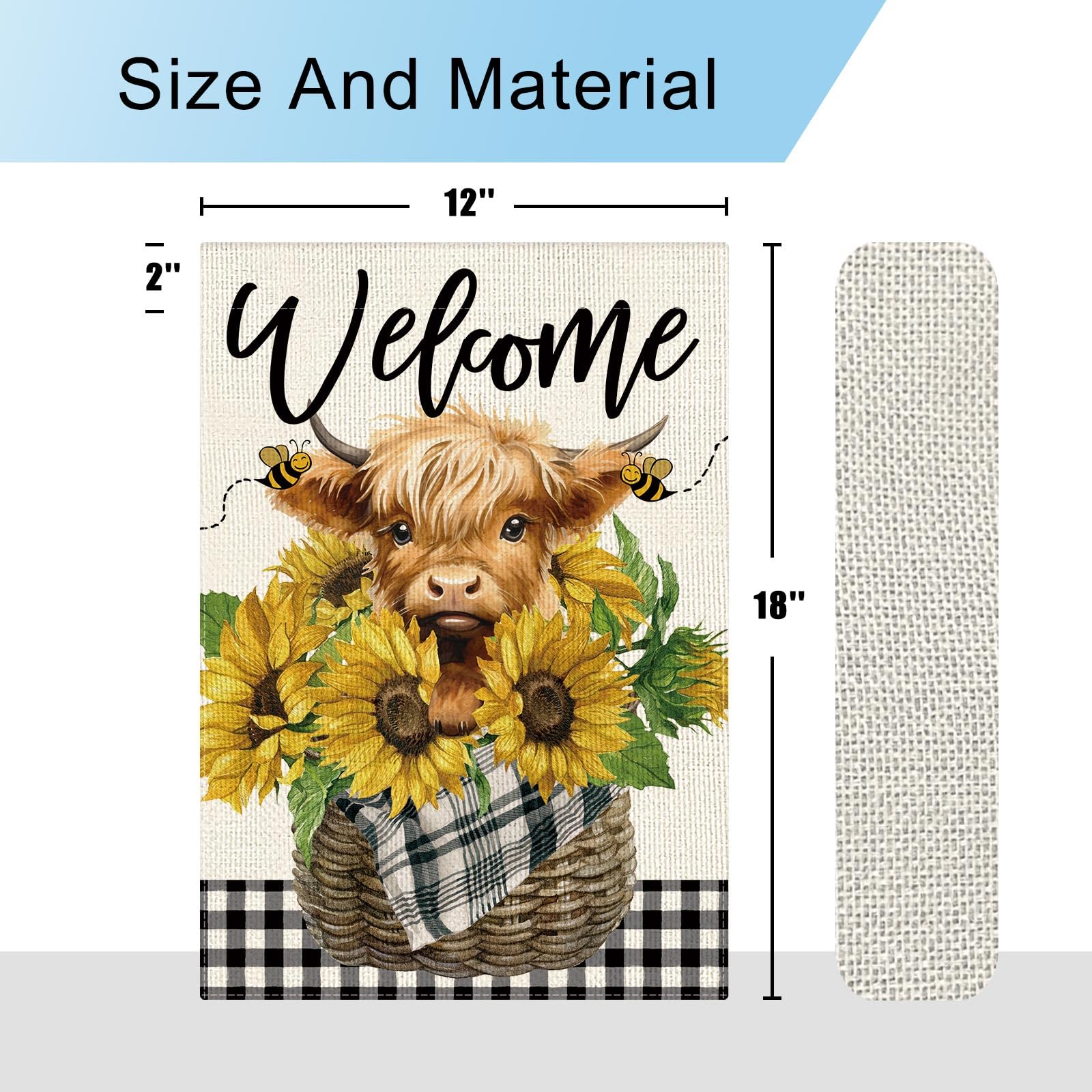 Dlzdn machine-washable polyester flag for easy outdoor care