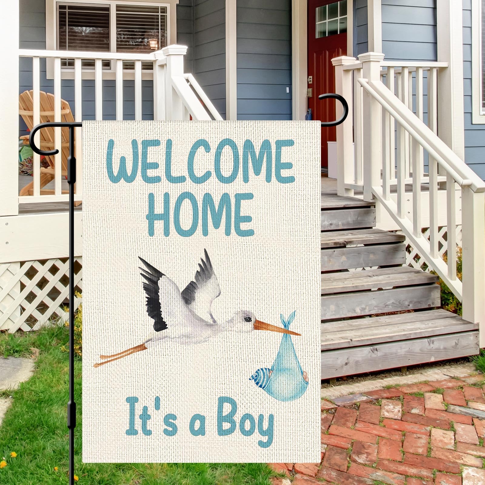 Dlzdn polyester garden flag designed for durable outdoor use.