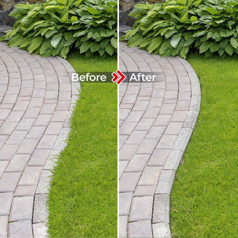 DMHMXZ T-handle with soft cushion improves grip during edging