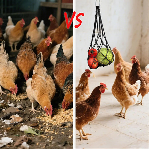 DMIMIA multi-pack chicken feeder hooks included for quick setup