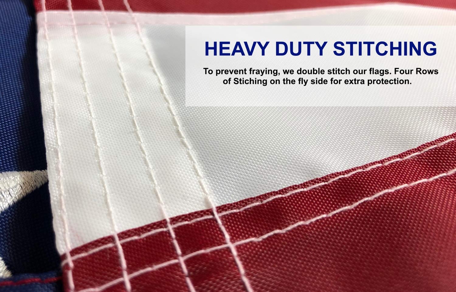 DMSE 100D polyester flag fabric delivers bright, fade-resistant color.