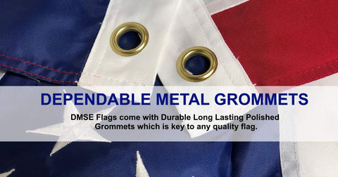 DMSE Solid Red Flag 2x3 UV-resistant material preserves color in sun