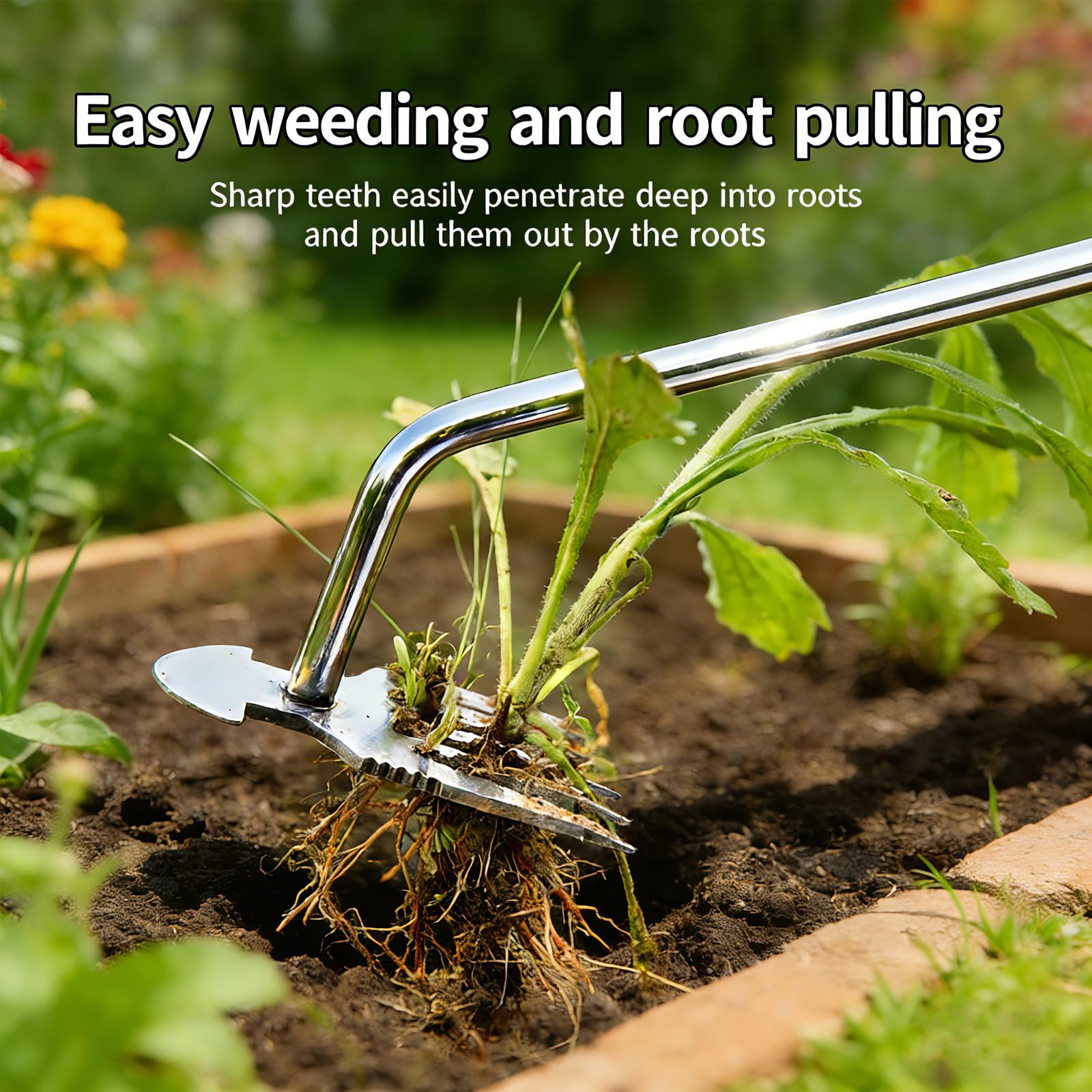 DMwespe multi-functional garden weeding tool for pruning, digging, and soil prep