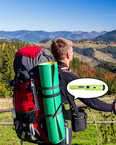 Dmyond pinpointer operates from -37°C to 70°C for outdoors.