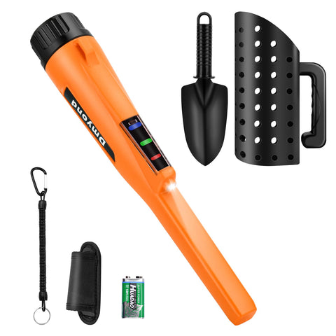 Dmyond pinpointer IP68 waterproof handheld for treasure hunting in wet conditions.