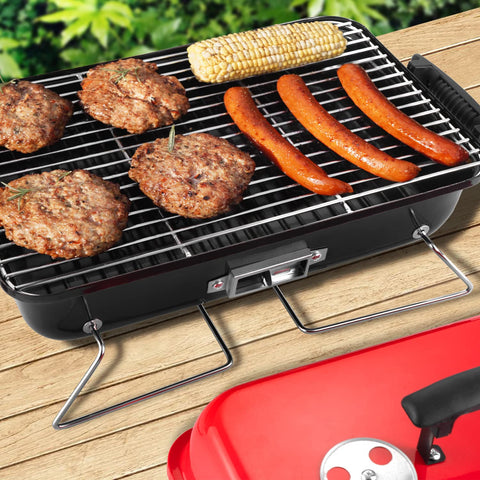 DNKMOR charcoal pan keeps fuel organized for longer grilling sessions.