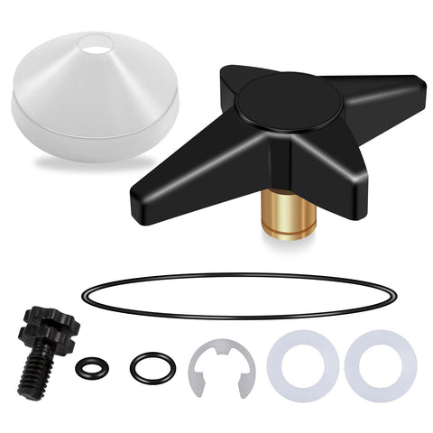 DNShorix CX900G locking knob close-up showing secure, leak-free fit for Star Clear Plus filters.