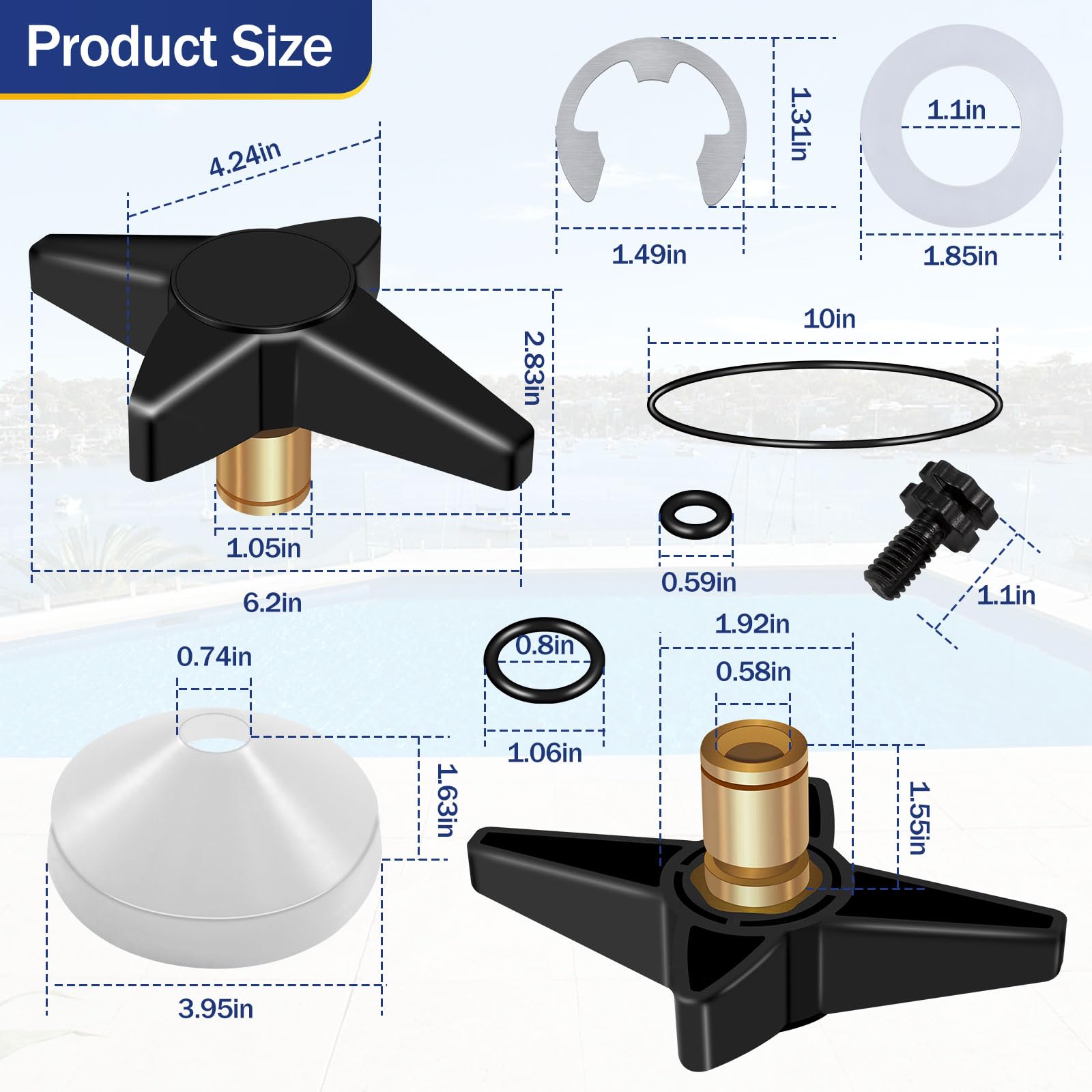 DNShorix Star Clear Plus replacement fit for reliable pool filtration system.