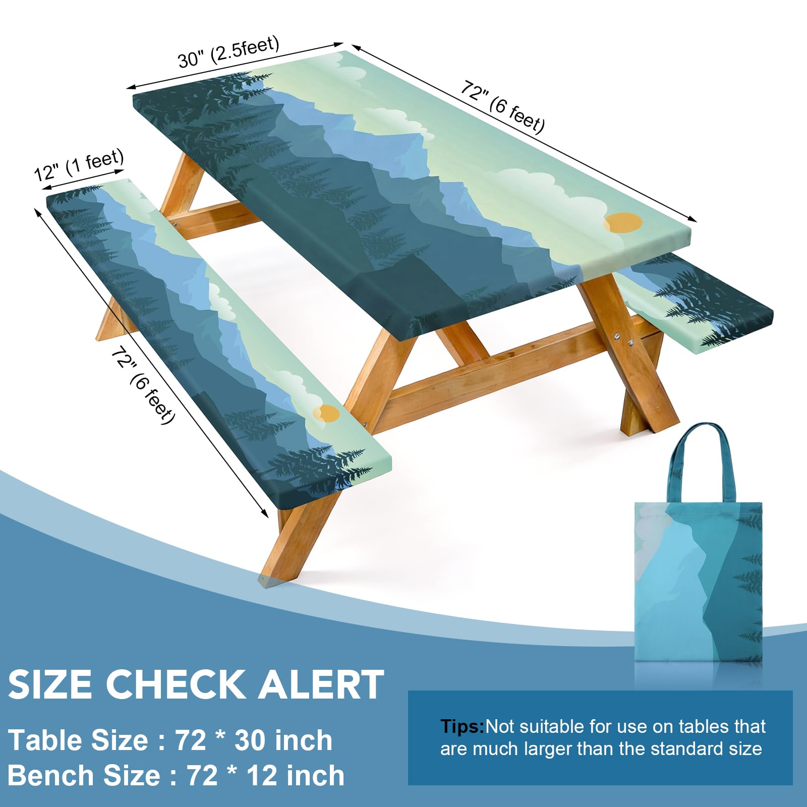Dntorx elastic edge windproof design stays in place outdoors.
